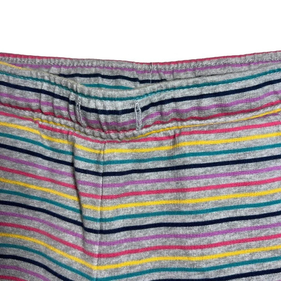 Carters Girls Rainbow Knit Shorts Size 7 Elastic Waist Pockets Lounge Play Kids - Picture 3 of 5